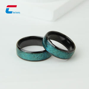 Großhandel 13,56 MHz NFC Bibel Vers <span class=keywords><strong>Ring</strong></span> Keramik NFC Christian Ringe für Männer Frauen - Product Image 5