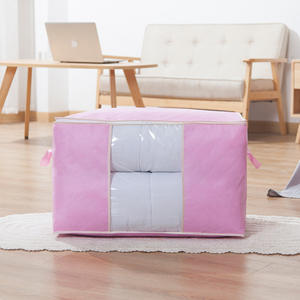 Organisateur de couette pliable pour vêtements en gros grand sac de rangement en tissu non tissé épaissi de <span class=keywords><strong>charbon</strong></span> de bois - Product Image 4