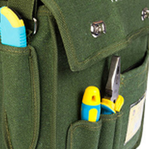 Custom Logo Multi-Pockets Heavy Duty Canvas Garden Tool Kit Bag Organizer Easy Carrying for Electricians-OEM Support - Product Image 6