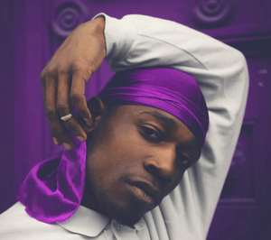Durags en satin soyeux personnalisés avec logo, durags de créateur unis avec longue queue pour hommes, durags en soie - Product Image 6