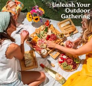 Planche à découper en bambou pour <span class=keywords><strong>fromage</strong></span> Ensemble d'outils en bois écologique Tiroir Vin Apéritif <span class=keywords><strong>Plateau</strong></span> Assiette à <span class=keywords><strong>fromage</strong></span> Ensemble cadeau pour aliments cuits Fruits - Product Image 4