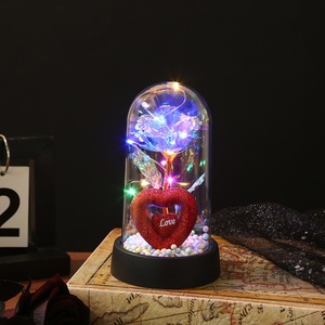 Luce a cupola con fiori di rosa <span class=keywords><strong>Fantasy</strong></span>, regalo più venduto per la festa della mamma di san valentino - Product Image 4