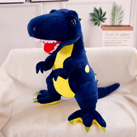 Jouet de dinosaure en peluche géant de dessin animé personnalisé dinosaure en peluche vert super doux jouet animal de haute qualité pour les enfants cadeau