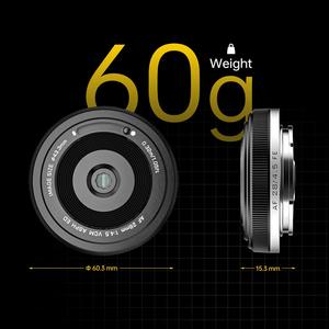 Lente VILTROX de Enfoque Automático, Full Frame, Retro, Ultrafino, AF 28mm F4.5 para Nikon, Fuji, <span class=keywords><strong>Sony</strong></span> E Mount A7C <span class=keywords><strong>A6400</strong></span> A6700 ZV-E10 A7M5 - Product Image 2