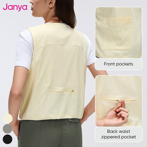 <span class=keywords><strong>Veste</strong></span> décontractée pour femmes Janya, hauts à plusieurs poches, gilet de <span class=keywords><strong>randonnée</strong></span> cargo, séchage rapide, respirant, <span class=keywords><strong>sans</strong></span> manches, fermeture éclair intégrale, <span class=keywords><strong>veste</strong></span> de sport - Product Image 3