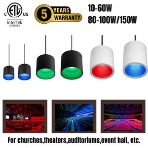 Lámpara Colgante LED Cilíndrica Moderna de 30W 50W 100W 150W con Certificación CETL y UL, Cambio de Color, DMX Inalámbrico, Wifi, RGB, RGBW, Iluminación para el Hogar - Product Image 2