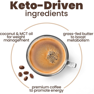 Café MCT de haute qualité pour brûler les graisses, perdre du poids, stimuler le métabolisme, fournir de l'énergie, amincir, café instantané Keto. - Product Image 2