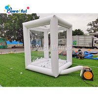 Cabine à billets gonflable de 2x2m, Machine à billets, en forme de Cube, pour les jeux à vendre