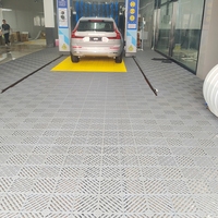 Dalles de sol en plastique emboîtables Tianfu Garage, antidérapantes, imperméables, faciles à nettoyer, prix usine pour les centres de beauté automobile