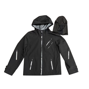 Chaqueta de Montañismo Personalizada para Hombre, Negra, de Carcasa Dura, Impermeable, con Tecnología Gore-Tex, Cortavientos para Exteriores, 70D - Product Image 6