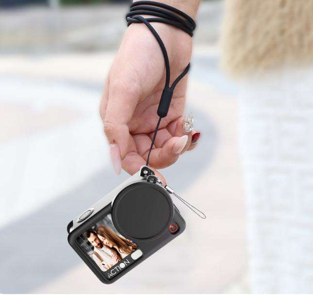 For DJI Osmo Action 2/3/4/5 Pro/6 Silicone Cover Soft Rubber Protective Cover Anti Drop Case Sports Camera Accessories