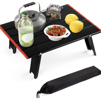 Table de camping pliable en aluminium ultra-légère et portable SOLO WILD, robuste et universelle, pour l'extérieur