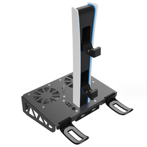 Support mural de support de refroidissement pour <span class=keywords><strong>ps5</strong></span> slim console de jeu support contrôleur station de charge <span class=keywords><strong>casque</strong></span> <span class=keywords><strong>VR</strong></span> <span class=keywords><strong>casque</strong></span> support de rangement - Product Image 4