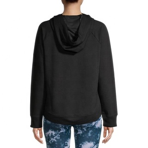 Sweat-shirt à capuche unisexe en molleton polyester/coton épais 340g, personnalisable avec logo, pour hommes et femmes, vente en gros - Product Image 3