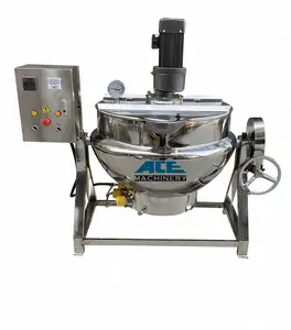 Ace 100L 200L Mixer planet ganda untuk sirup Jam gula kari bumbu makanan kelas