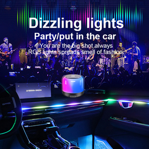 Di động LED ánh sáng âm nhạc Loa đúng không Dây Stereo ngoài trời pin nhựa mini <span class=keywords><strong>bluetooth</strong></span> loa siêu trầm Loa - Product Image 6