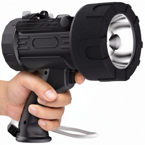 BUYSIGHT <b>Rechargeable</b> LED Spotlight <b>Flashlight</b> 1,000,000 Lumens Handheld Waterproof Hunting Lamp Red Filter (Camouflage Green) - Product Image 5