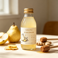 Étiquettes autocollantes en vinyle personnalisées TEDDY pour boissons, autocollants imperméables pour bouteilles en verre, jus de fruits, eau pétillante