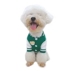 2024 Luxury Pink Heating Stretchable knitted Pet Clothes Custom Knitted Premium Christmas Outfit for Pets