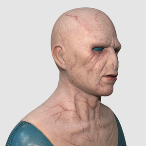Masque en silicone réaliste personnalisé, costume de cosplay <span class=keywords><strong>Lord</strong></span> <span class=keywords><strong>Voldemort</strong></span>, casque, accessoires pour la tête pour Halloween, pour adulte - Product Image 4