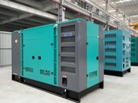 Groupes électrogènes diesel domestiques 20kW-200kW silencieux, ensembles complets avec cabine insonorisée pour la construction et l'usage domestique