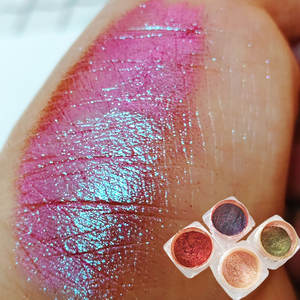 CAMPIONI GRATUITI del Marchio Mcess, Pigmento per Ombretti, Trucco con Etichetta Privata, Polvere Scintillante Multi-cromatica Effetto Camaleonte - Product Image 1