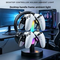 Soporte para Auriculares RGB con Controlador, Sincronización Musical, LED Activado por Sonido, Organizador para Gamers, Accesorios para Escritorio