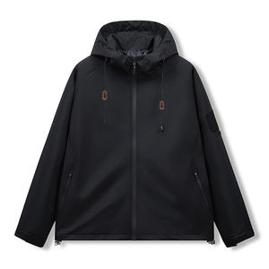 Customized logo Waterproof outdoor <b>jacket</b> women hooded <b>jacket</b> short lovers Joker casual coat <b>men</b> windproof and breathable - Product Image 1