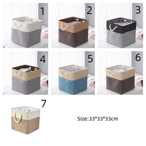 Bingfeng Splicing cesto della biancheria per asciugatrice pieghevole cesto <span class=keywords><strong>di</strong></span> stoccaggio per animali domestici con corda <span class=keywords><strong>di</strong></span> cotone biancheria per bambini cesto - Product Image 1