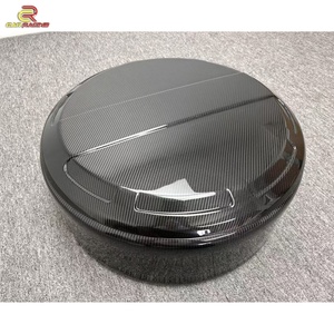 Cubierta de Llanta de Repuesto de Fibra de Carbono Estilo Urbano para Mercedes Benz W464 G63 G500 2019-2024, Marco de Llanta de Carbono, Accesorios para Cubiertas de Ruedas de Coche - Product Image 2