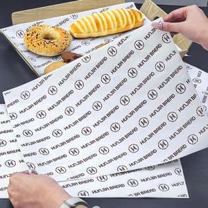 Papel de Envolver para Hamburguesas, Sándwiches y Pan, Recubierto de PE, Resistente a la Grasa, Desechable, Biodegradable, Reciclable y Ecológico - Product Image 1