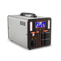 Generator Pengisi Daya Panel Surya Luar Ruangan Terlaris Baterai Lithium Ion Kapasitas Besar 1000W/3500W Ringan Bersertifikasi EU Murni