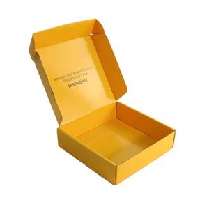 Boîtes d'emballage cadeau en carton ondulé pliables, colorées, personnalisées et en gros pour l'expédition et l'envoi postal - Product Image 1