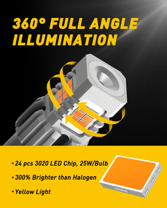 Bombillas LED Ámbar 1156 BA15S para Intermitentes, Sin Errores de Hiperflash - Product Image 3