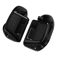 Carénage inférieur ventilé en ABS avec boîtier de haut-parleur de 6,5 pouces, haute qualité, installation facile, compatible avec les modèles Touring Road King Glide