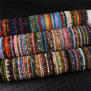 Pulsera de Cuentas Elásticas Hechas a Mano con Piedras Preciosas Naturales Genuinas, Cristal Curativo, para Hombre y Mujer - Product Image 2