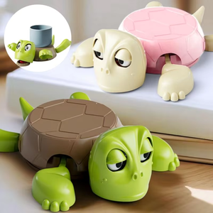 Sous-verre tortue en plastique, dessin animé, expression amusante, créatif, imperméable, pour tasses à thé, mugs à café, vaisselle, promotionnel - Product Image 6