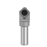 Fresa de ranurado en V de 12 mm con vástago, cuchilla en forma de V para máquina de tallado y corte de tableros