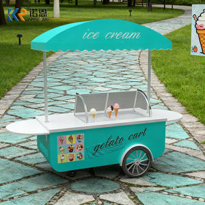 2026 सबसे ज्यादा बिकने वाली आइसक्रीम ट्रॉली फ्रीजर आइसक्रीम कार्ट्स मोबाइल आइस क्रीम बनाने वाली गाड़ी - Product Image 4