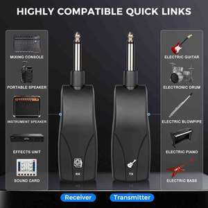 Sistema de Micrófono Inalámbrico Dinámico de Condensador con Conector XLR, Juego de Transmisor y Receptor, Batería Recargable Integrada - Product Image 4
