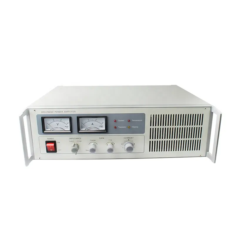Amplificateur de puissance Mesure d'expérience de vibration Source d'excitation haute puissance Amplificateur de puissance BYD-PA010