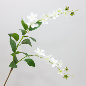 Flores Artificiales de Jazmín Colgantes Haiyi, Decoraciones de Plástico para Bodas y Hogar, Estilo Nórdico, Accesorios para Interiores y Exteriores - Product Image 4