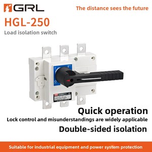 Jinlaile HGL 400V boîtier blanc en résine ignifuge double face 250A interrupteur d'isolation de montage DIN basse tension <span class=keywords><strong>GRL</strong></span> - Product Image 5