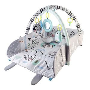 Tapis de jeu souple pliable 4 en 1 avec 20 pièces Ocean Ball Early Educational Infant Fitness Rack Baby Play Mat - Product Image 4