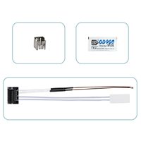 Set Sensor Suhu Termistor Elemen Pemanas Hotend 24V 80W Kompatibel dengan Printer 3D Bambu Lab P1P P1S Suku Cadang Pengganti