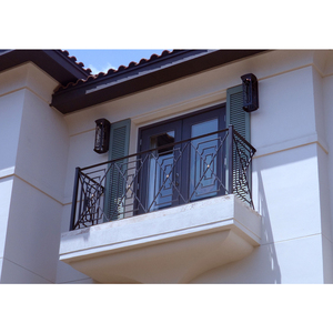 Balcon français en fer forgé en acier de Géorgie Conception de garde-corps Juliet Protéger <span class=keywords><strong>les</strong></span> personnes ou <span class=keywords><strong>les</strong></span> fenêtres - Product Image 5