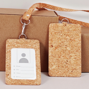 Recuerdos de actividades promocionales Etiquetas de equipaje de corcho Estuches de tarjetas Estuches de carrito Etiqueta colgante Perchas de viaje Anti-Pérdida Titular de etiquetas Regalo - Product Image 5