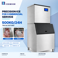 Machine à glace commerciale de 500 kg avec production de glace en pastilles pour les opérations de boissons commerciales et assistance à la mise en marche à distance