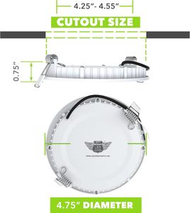 Plafonnier LED Encastré Moderne en Gros 5W 9W 12W 15W 18W AC 220V 230V 240V Éclairage Intérieur Options Blanc Chaud et Blanc Froid - Product Image 3