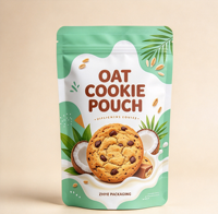 Sachet Doypack Personnalisé Imprimé avec Fermeture Zip Refermable Qualité Alimentaire BOPP VMPET PE Impression Numérique pour